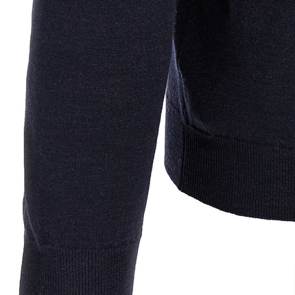 ZANONE Blue Virgin Wool Cardigan
