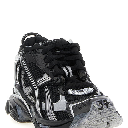 Balenciaga Black Polyethylene Athletic Sneakers