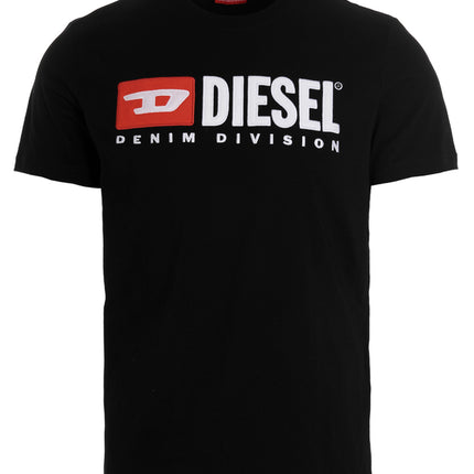 Diesel Black Cotton T-Shirt