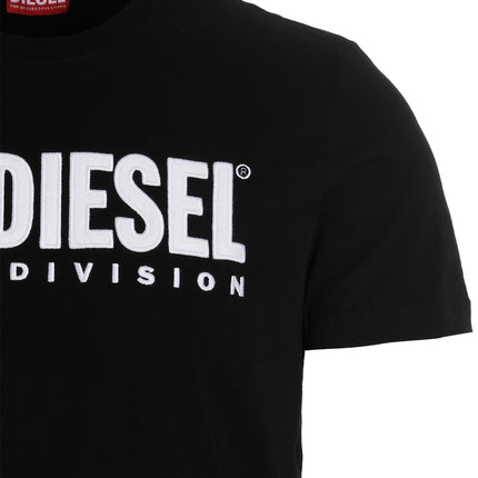 Diesel Black Cotton T-Shirt