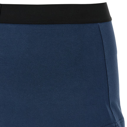 Balenciaga Blue Cotton Long Skirt