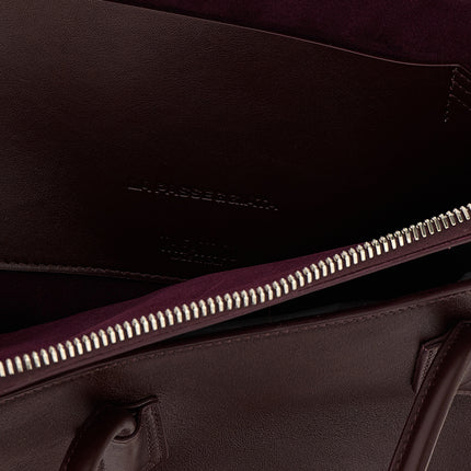The Attico Purple Calfskin Shoulder Bag