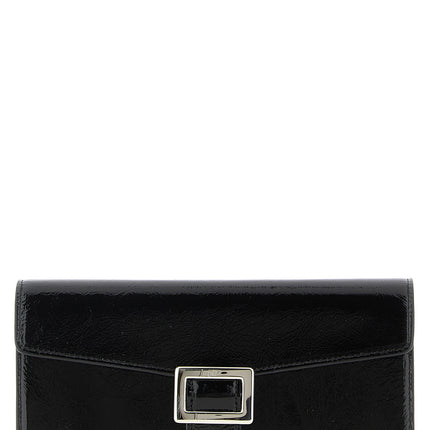 Roger Vivier Black Calfskin Cardholder