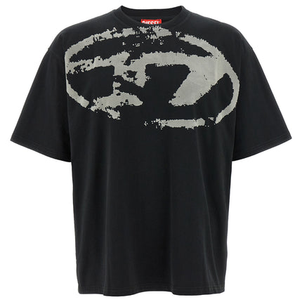 Diesel Black Cotton T-Shirt