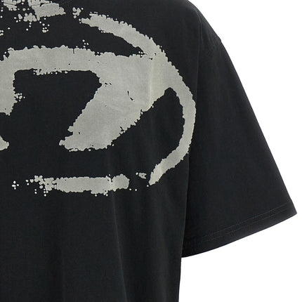Diesel Black Cotton T-Shirt