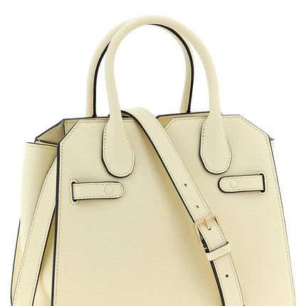 Valextra White Calfskin Handbag