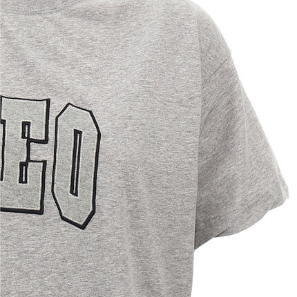 Balenciaga Gray Cotton T-Shirt