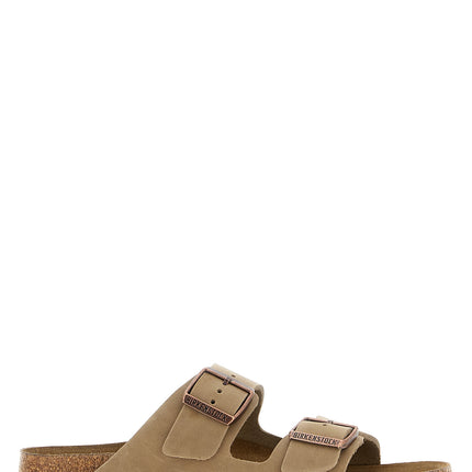Birkenstock Brown Leather Slides