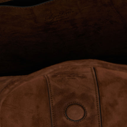 Roger Vivier Brown Goatskin Tote Bag