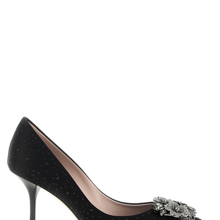 Roger Vivier Black Viscose High Heel Pumps