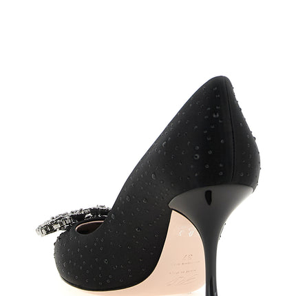 Roger Vivier Black Viscose High Heel Pumps