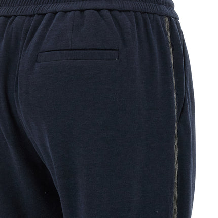 Brunello Cucinelli Blue Cotton Joggers (Workout Pants)