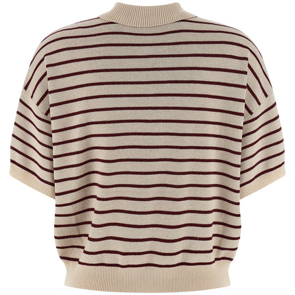 ROTATE BIRGER CHRISTENSEN Multicolor Mohair Polo Shirt