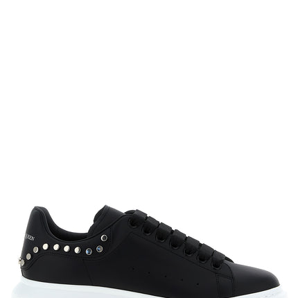 Alexander McQueen Black Calfskin Chunky Sneakers