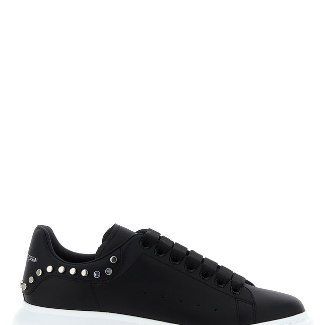 Alexander McQueen Black Calfskin Chunky Sneakers