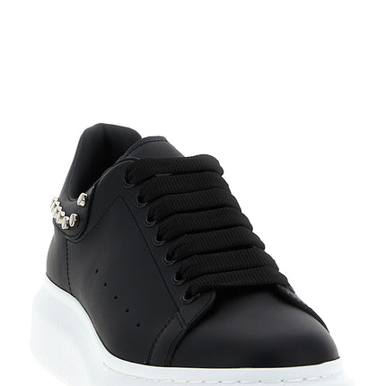 Alexander McQueen Black Calfskin Chunky Sneakers