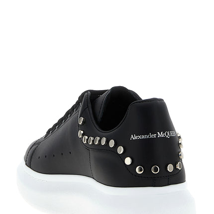 Alexander McQueen Black Calfskin Chunky Sneakers