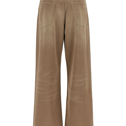 R13 Brown Cotton High-Waisted Jean
