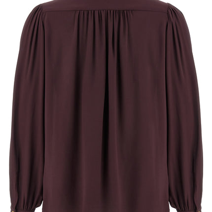 Elisabetta Franchi Purple Viscose Blouse