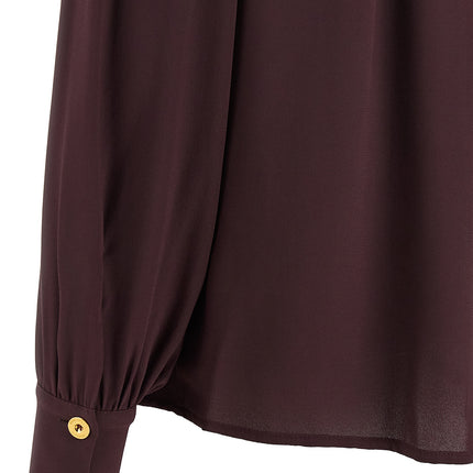 Elisabetta Franchi Purple Viscose Blouse