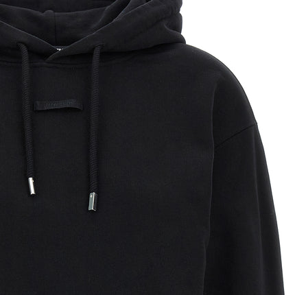 Jacquemus Black Cotton Hoodie