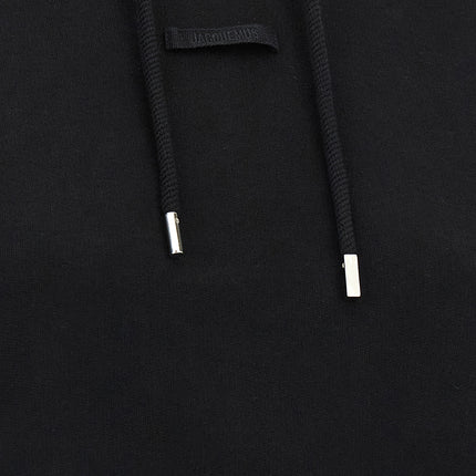 Jacquemus Black Cotton Hoodie