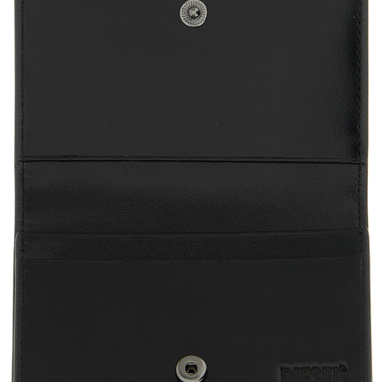 Diesel Black Leather Cardholder