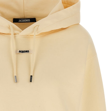 Jacquemus Beige Cotton Hoodie