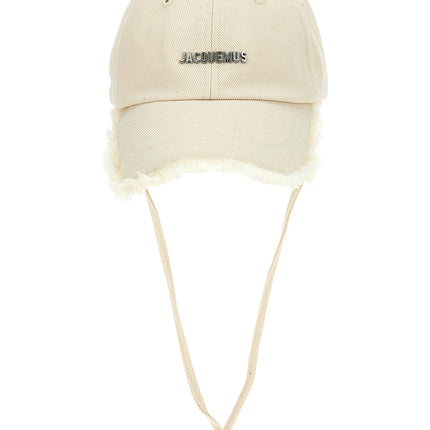 Jacquemus White Cotton Cap (Baseball Hat)
