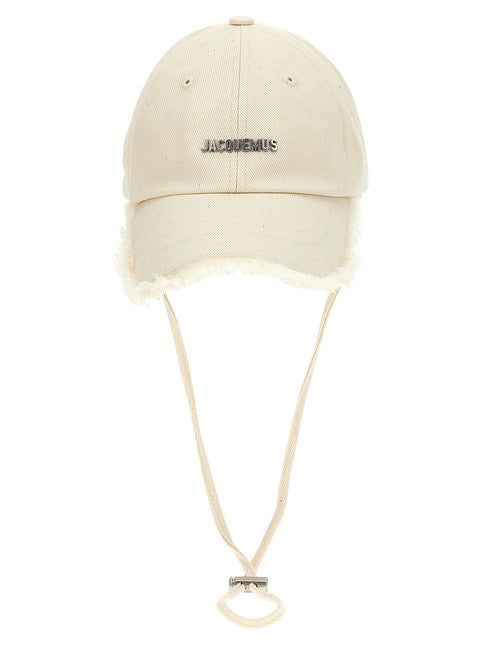 Jacquemus White Cotton Cap (Baseball Hat)
