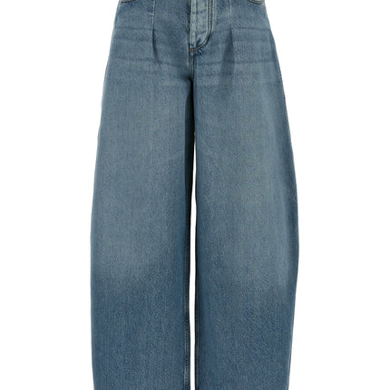 Jacquemus Blue Cotton High-Waisted Jean