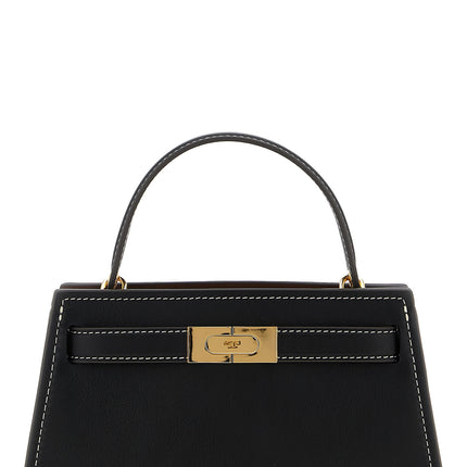Tory Burch Black Cowhide Handbag