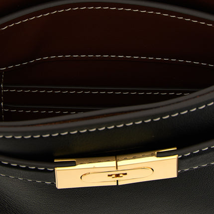 Tory Burch Black Cowhide Handbag