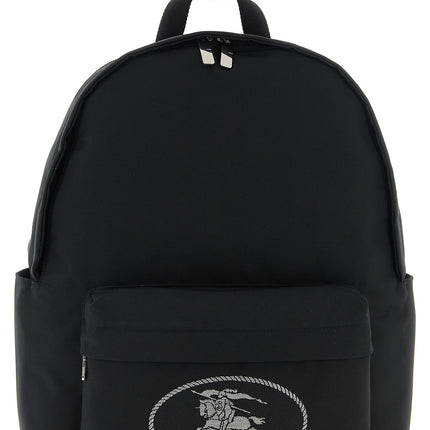 Burberry Black Polyester Backpack