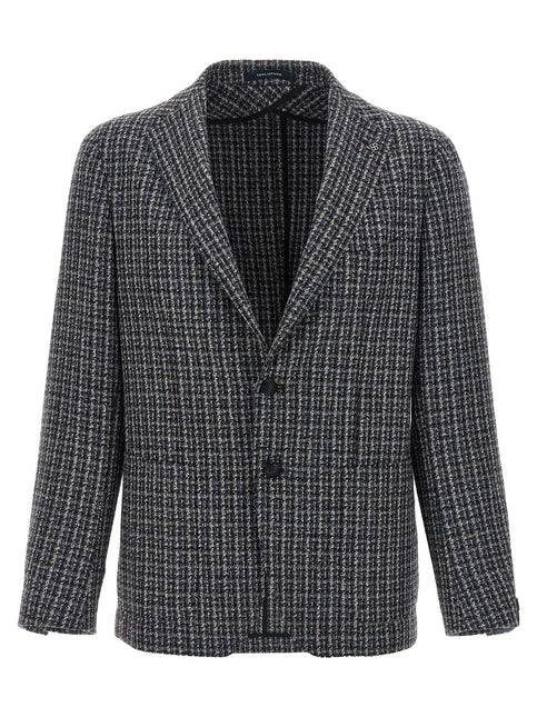 Tagliatore Multicolor Virgin Wool Blazer