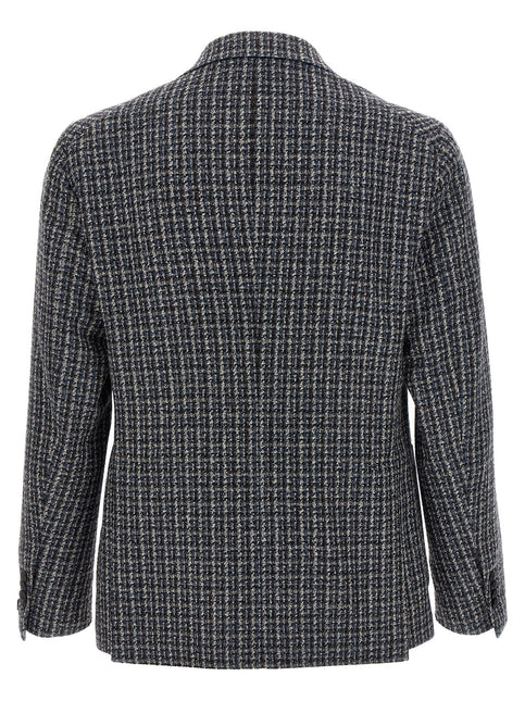 Tagliatore Multicolor Virgin Wool Blazer