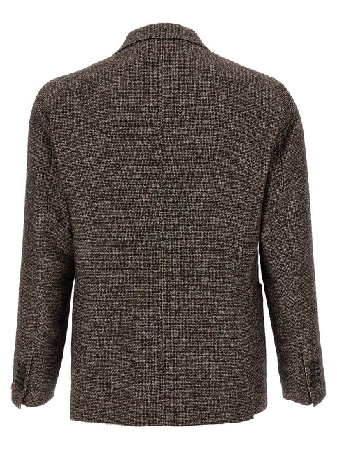 Tagliatore Brown Virgin Wool Blazer