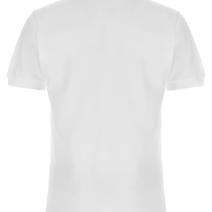 Lacoste White Cotton Polo Shirt