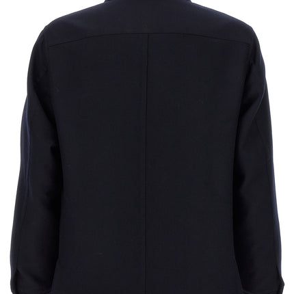 Tom Ford Blue Wool Blouse