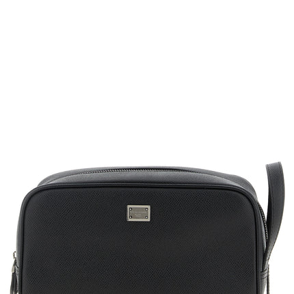 Dolce & Gabbana Black Calfskin Leather Wallet