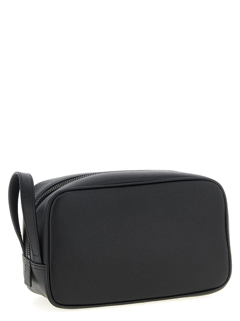 Dolce & Gabbana Black Calfskin Leather Wallet