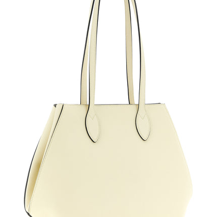 Valextra White Calfskin Tote Bag