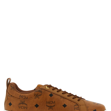 MCM Brown Polyethylene Low Top Sneakers