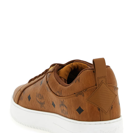 MCM Brown Polyethylene Low Top Sneakers