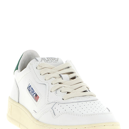 Autry Bicolor Goatskin Low Top Sneakers
