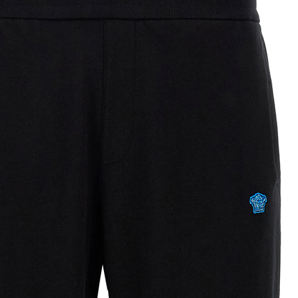 Versace Black Cotton Joggers (Workout Pants)