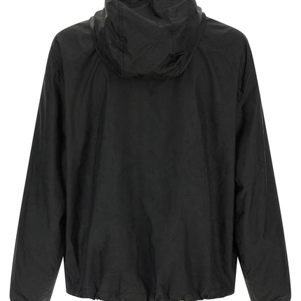 Versace Black Nylon Shell Jacket