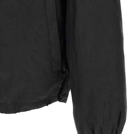 Versace Black Nylon Shell Jacket