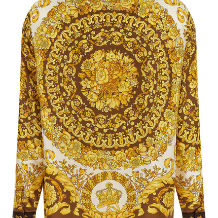 Versace Gold Silk Blouse