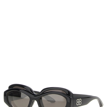 Balenciaga Black Polyamide Sunglasses
